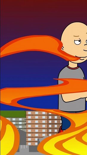 Classic Caillou Gets Grounded In 10 seconds #caillougetsgrounded #animation #caillou #funny