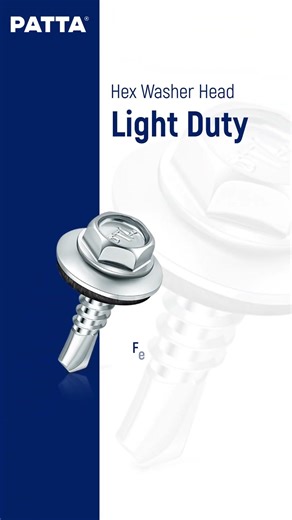 PATTA Hex Washer Head Light Duty