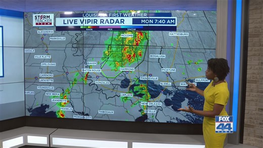 Monday Morning Forecast for Baton Rouge 10-6-25: Rainy Monday; Drier Weather For Rest of This Week