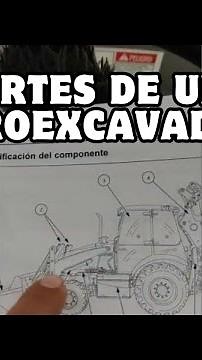partes de un retrocargador o retroexcavadora
