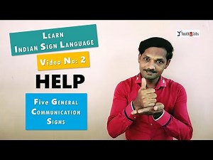 HANDS SPEAK - Learn Indian Sign Language - Video no 2. (General communication signs)