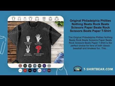 Philadelphia Phillies Nothing Beats Rock Scissors Paper T-Shirt