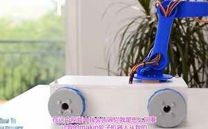 DIY Arduino Robotic Arm Mecanum Wheels Robot Automatic Operation [AVC 720p]