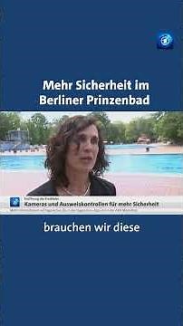 Sicherheit in Freibädern: Ausweiskontrollen in Berlin #tagesschau #nachrichten #schwimmbad