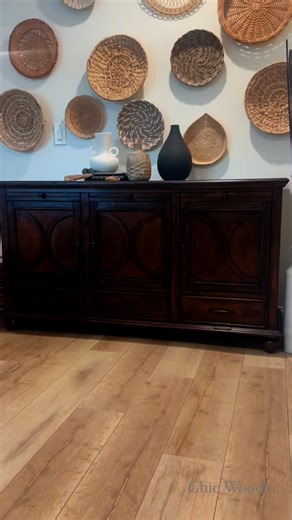 This solid wood accent cabinet turned out absolutely gorgeous! ✨ We swapped out the mirrored panels and gave her a fresh new stain—she looks better than ever. With three doors, three drawers, and plenty of storage, she’s both beautiful and functional. Hosting cocktails? You’ll love the three pull-out shelves that double as cutting boards.📏 61”W x 18”D x 34”H💲 $459Available for porch pick up in Levittown, PA.Cash or Venmo only — no holds. | Chic Woods