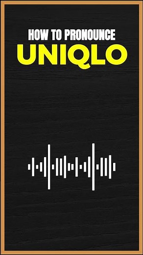 How to Pronounce Uniqlo in American English