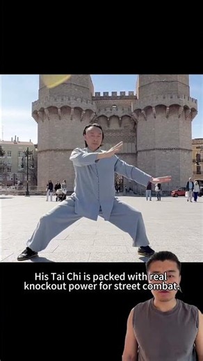 His Tai Chi is packed with real knockout power for street combat #kungfu #taichi