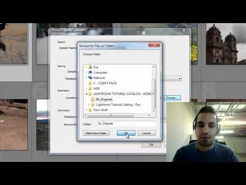 How to Setup Tethered Importing in Adobe Lightroom 3