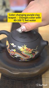 🐉 Year of the Dragon 🐉 Indulge in the enchantment of Color Changing Dragon & Phoenix Teapot, where artistry meets emotion. Awaken your senses and ignite your soul. Shop now for these captivating masterpieces. Get Yours at https://www.claypurple.com/products/color-changing-dragon-phoenix-purple-clay-teapot | ClayPurple