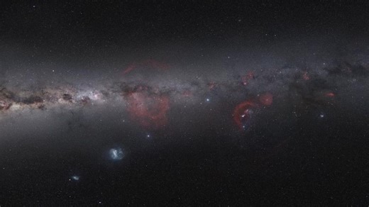 Journey to Galaxy NGC 1637 in Eridanus | European Southern Observatory FriendsofNASA.org: This video sequence starts with a view of the bright constellation of Orion (The Hunter). As we zoom in, we focus on an adjacent region of the constellation of Eridanus (The River) and a faint glow appears. This is the spiral galaxy NGC 1637, appearing in all its glory in the final view from the European Southern Observatory’s Very Large Telescope at the Paranal Observatory in Chile. In 1999, scientists dis