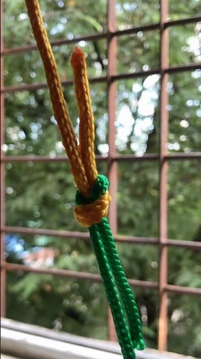 Square knot / Reef knot #knot #rope #shorts