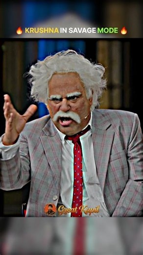 KRUSHNA IN SAVAGE MODE 🥶🔥📈 | Khan sir, NV sir and Alakh in Kapil Sharma show #shorts