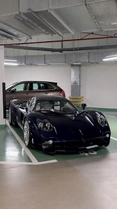 Pagani Utopia found in a car park