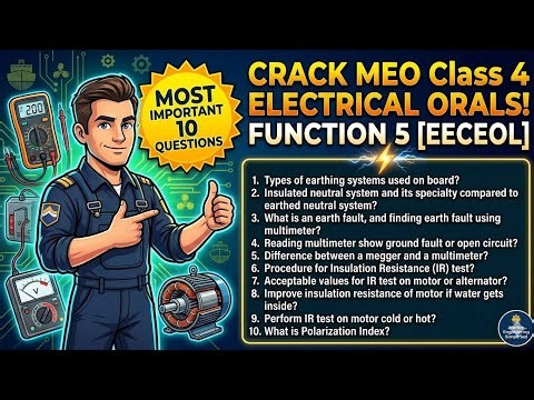 MEO Class 4 Function 5 Orals - Part 1 | Marine Electrical (EECEOL) | MEO CLASS IV