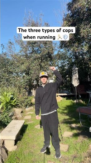 The three types of cops when running 🏃💨