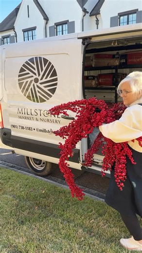 201K views · 6.8K reactions | A glimpse around my home for the holidays! We keep things fairly simple but festive. Interested in seeing more of the inside? Hope this gives you a few ideas for your Christmas decor! Happy Friday and all things bright and beautiful! #outsidelights #christmaslights #redberries #901 #shop901 | Millstone Market & Nursery | Facebook