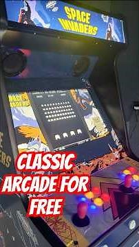SPACE INVADERS free classic arcade game #ai #oled #miniled #TV #viral #test #gamingtv #arcadecabinet