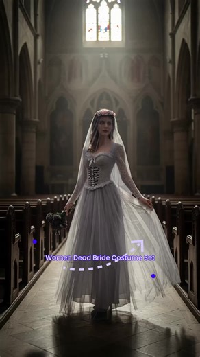 Women Halloween Dead Bride Costume Ghost Corpse Bride Corset Dress and Veil Floral Headband Set for Cosplay Outfits Clothes Fashion Mesh Polyester.#OOTD #corsetbodysuit #amazoncostumes #fullerbustcorset #tiktokshopcostumes #halloweencostumecaptions #coupleshalloweencostumes #customgowns #corsetgown #halloweenlookhalloween #bridalpajamas #OOTD