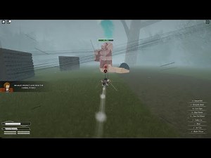 Attack On Titan:Last Breath..Annie Mission Gameplay Roblox
