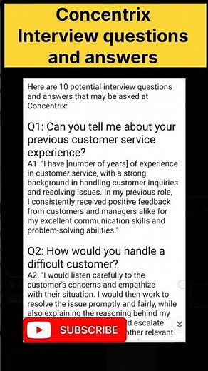 Concentrix interview questions and answers , strength and weakness job interviews