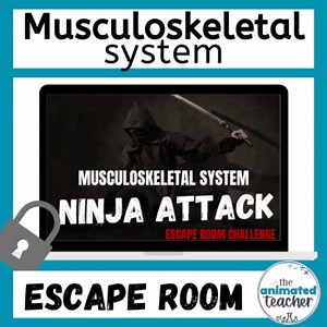 The Musculoskeletal System Activity Escape Room Science Middle School