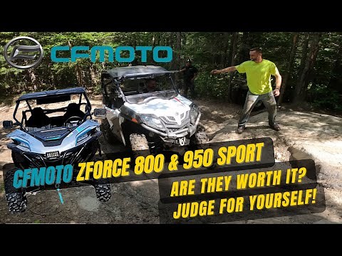 CFMOTO ZFORCE 950 & 800 TRAIL PUT TO THE TEST