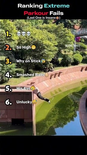 Worst Parkour Fails😨