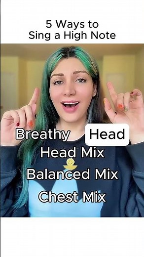 How to sing a high note in 5 different ways/vocal techniques ( Falsetto-Head-Balanced-Mix-Chest )