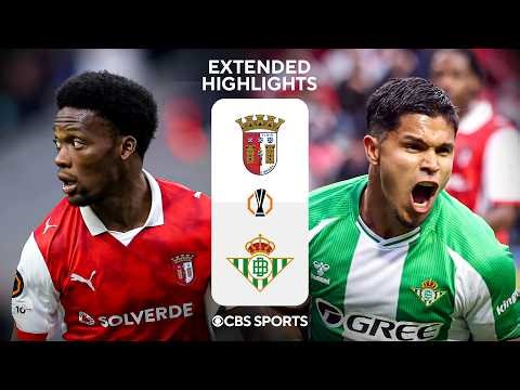Braga vs. Real Betis: Extended Highlights | UEL Quarterfinals - Leg 1 | CBS Sports Golazo