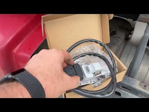 Outlet NOx sensor change procedure Cummins ISX