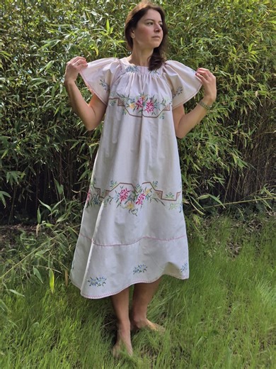 Hand Embroidered  Dress – One of a Kind