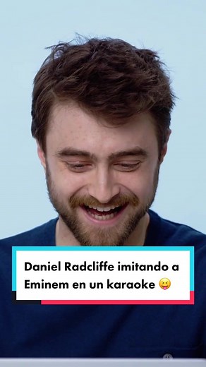 Daniel Radcliffe imitando a Eminem en un karaoke 😝