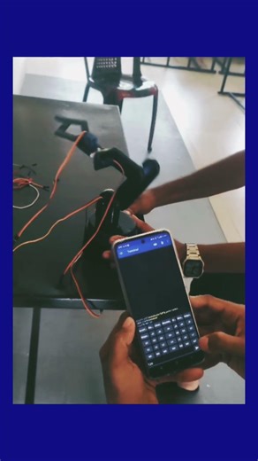 First movement of my DIY robotic arm 🤖🔥 | Powered by ESP32 | More upgrades coming!” #arduinoide