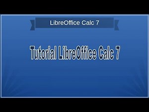 Tutorial LibreOffice Calc 7. Explicación paso a paso, con ejemplos.