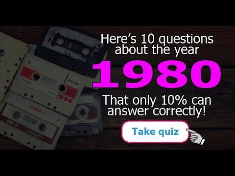 Trivia Quiz About 1980