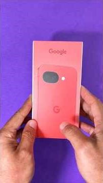 Unboxing Pixel 10a: En color frambuesa (Berry). El nuevo celular de #Google en 2026