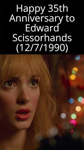 Edward Scissorhands 35th Anniversary #EdwardScissorhands #TimBurton #Movies #MovieScenes #JohnnyDepp