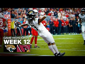 Jacksonville Jaguars vs Arizona Cardinals Game Highlights | 2025 NFL Season Week 12