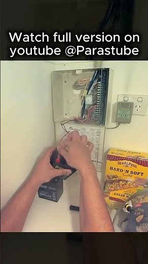 How To Replace House Alarm Backup Battery - Hills Reliance R8