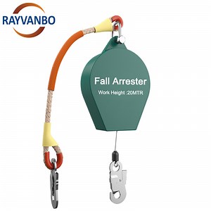 [Hot Item] Anti-Fall Retractable Safety Fall Arrester Self Retractable Lifeline Climbing Steel Wire Rope Fall Arrester