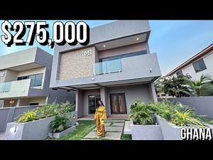 What $275,000 get you In Accra, Ghana / 5 bedroom House Tour inside rich side of Accra