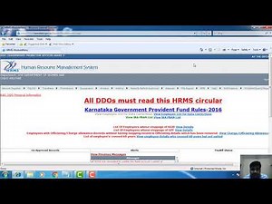 EL Bill IN HRMS (Kannada)