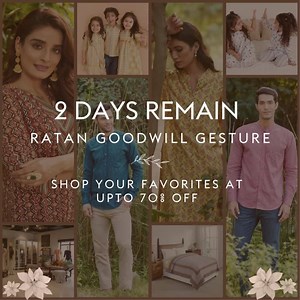 Celebrate our Goodwill Gesture as Ratan Completes 40 Years. Explore...