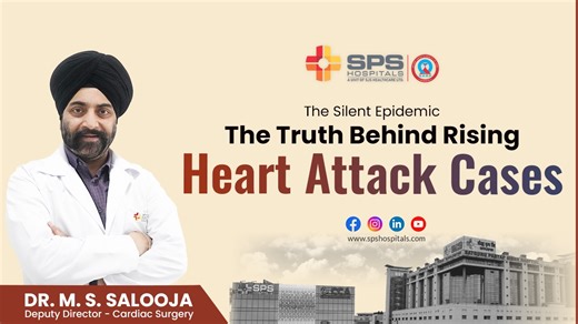1K views · 18 reactions | Sudden cardiac arrest can strike without warning — but timely action can save lives. In this awareness video, Dr Manpreet Salooja Cardiac Surgeon at SPS Hospitals explains what sudden cardiac arrest is, its warning signs, causes, and what you should do in an emergency. Stay informed, stay prepared. For more information, Contact at 88720-27380 #HeartHealth #SPSHospitals #CardiacAwareness #CPR #HeartCare | SPS Hospitals | Facebook
