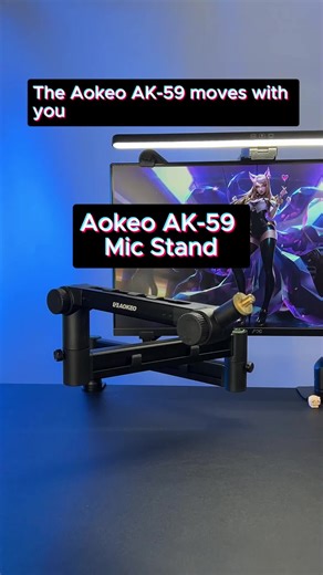 One Mic Arm, Infinite Positions 🔄🔥Aokeo AK-59 mic Stand #gadgets #headset #homegadgets #4in1selfiestick #monitormounts #deskaccessories #monitorarm #4in1armrestcharger #techgear #laptopsetup #aokeo #fyp #micstand #gamingsetup #studiosetup