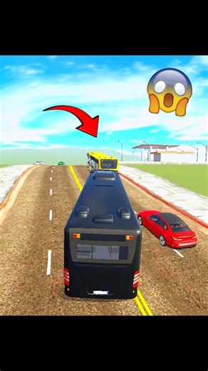 SCHOOL BUS PETROL OFF 😱 INDIAN BIKE DRIVING 3D #shorts #viral