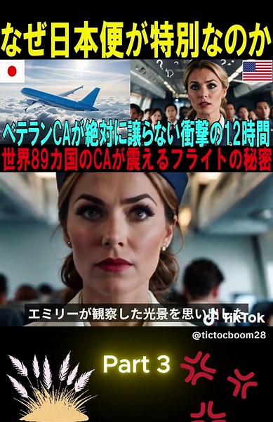 日本便が特別な理由とCAの秘密