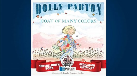 Dolly Parton reads "Coat of Many Colors" book to children at The Library of Congress - Video courtesy of The Library of Congress | Dolly Parton's Imagination Library