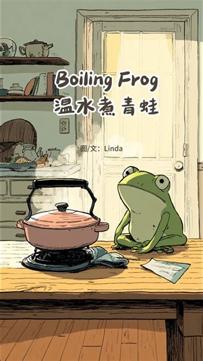 教学小蜜蜂 Education Malaysia on Instagram: "Boiling frog #英语绘本"