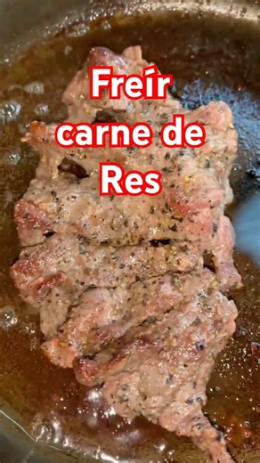 Freír #carnederes #food #comida #fry